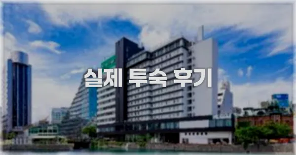 💬 실제 투숙 후기