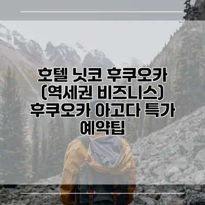 호텔 닛코 후쿠오카 (역세권 비즈니스) 후쿠오카 아고다 특가 예약팁